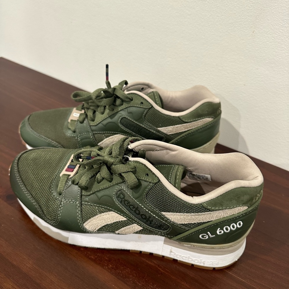 Reebok GL 6000 Green Sneakers